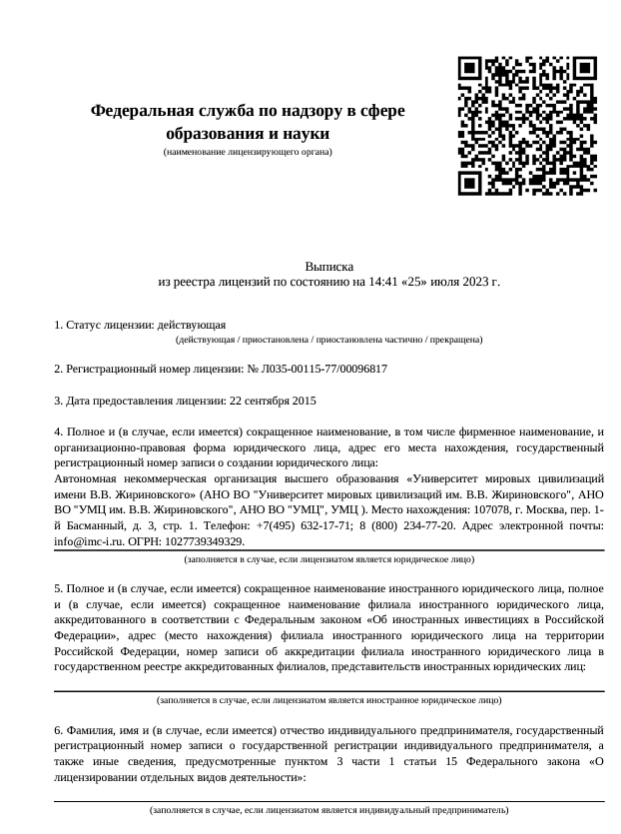 licence